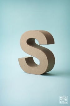 S de cartón kraft