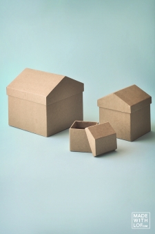 Cajas forma de casita