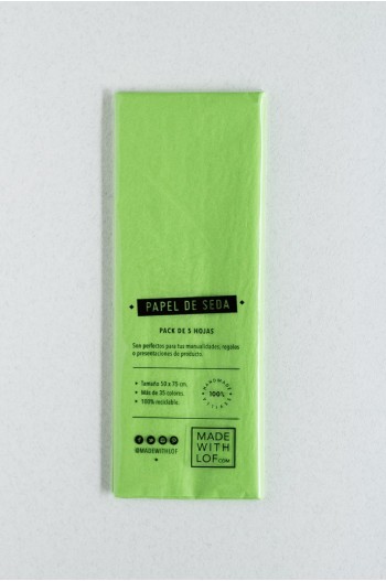 Papel de seda - Vert pomme