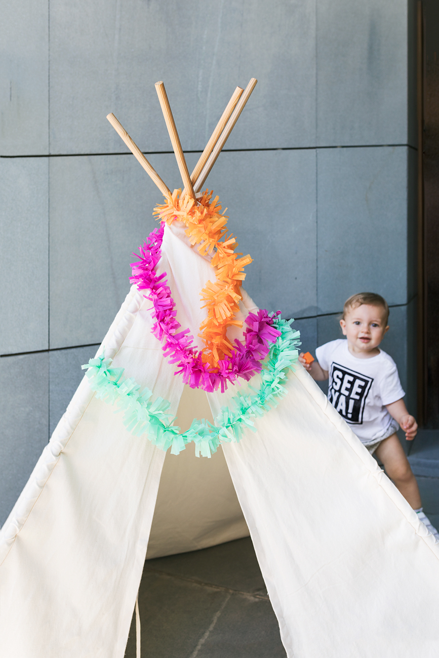 Guirnalda tipo espumillón fácil